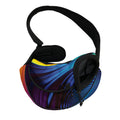 Colorful Psychedelic Print Pet Sling Carrier