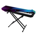 Colorful Psychedelic Print Piano Keyboard Cover