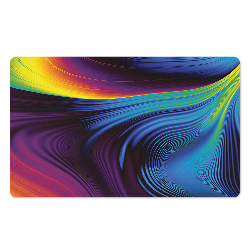 Colorful Psychedelic Print Polyester Doormat