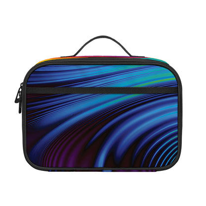 Colorful Psychedelic Print Portable Lunch Bag