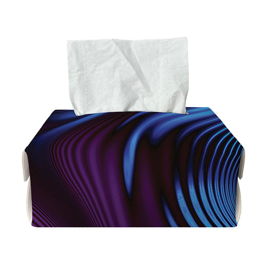 Colorful Psychedelic Print Rectangle Tissue Box Cover