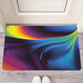 Colorful Psychedelic Print Rubber Doormat
