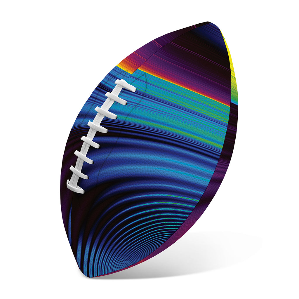 Colorful Psychedelic Print Rugby Ball