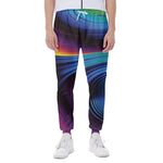 Colorful Psychedelic Print Scuba Joggers