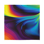 Colorful Psychedelic Print Silk Bandana