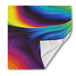 Colorful Psychedelic Print Silk Bandana