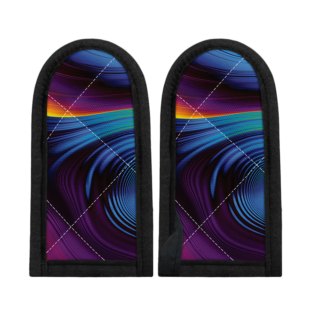 Colorful Psychedelic Print Skillet Handle Cover