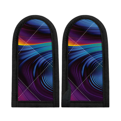 Colorful Psychedelic Print Skillet Handle Cover