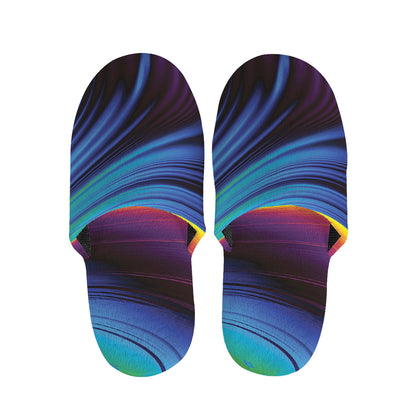 Colorful Psychedelic Print Slippers