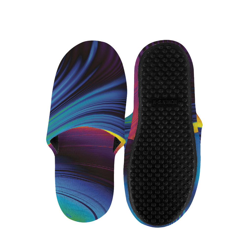 Colorful Psychedelic Print Slippers
