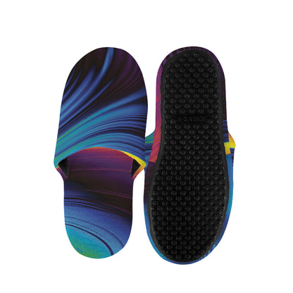 Colorful Psychedelic Print Slippers