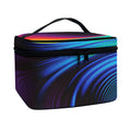 Colorful Psychedelic Print Travel Makeup Bag