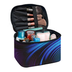 Colorful Psychedelic Print Travel Makeup Bag