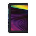 Colorful Psychedelic Print Trifold Wallet
