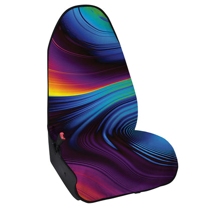 Colorful Psychedelic Print Waterproof Car Seat Cover