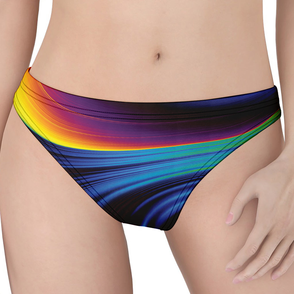 Colorful Psychedelic Print Women's Thong