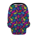 Colorful Robot Pattern Print Baby Seat Cover