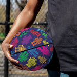 Colorful Robot Pattern Print Basketball