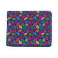 Colorful Robot Pattern Print Bifold Wallet