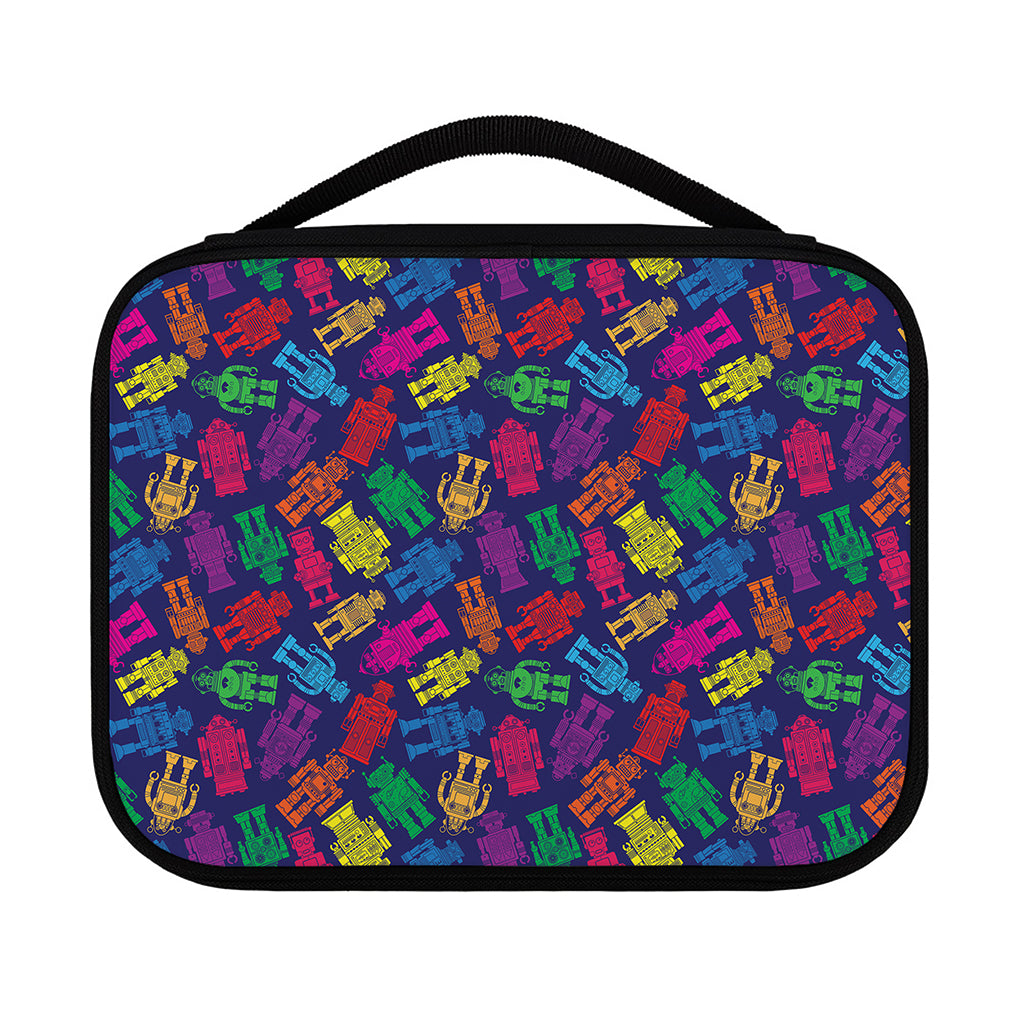 Colorful Robot Pattern Print Classic Bible Case