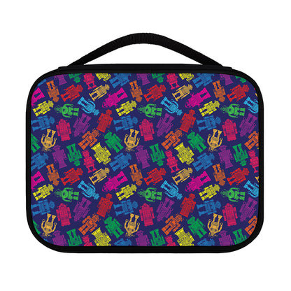 Colorful Robot Pattern Print Classic Bible Case