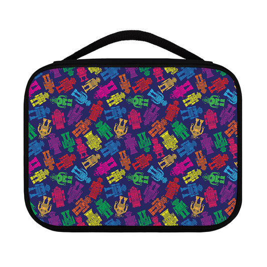 Colorful Robot Pattern Print Classic Bible Case