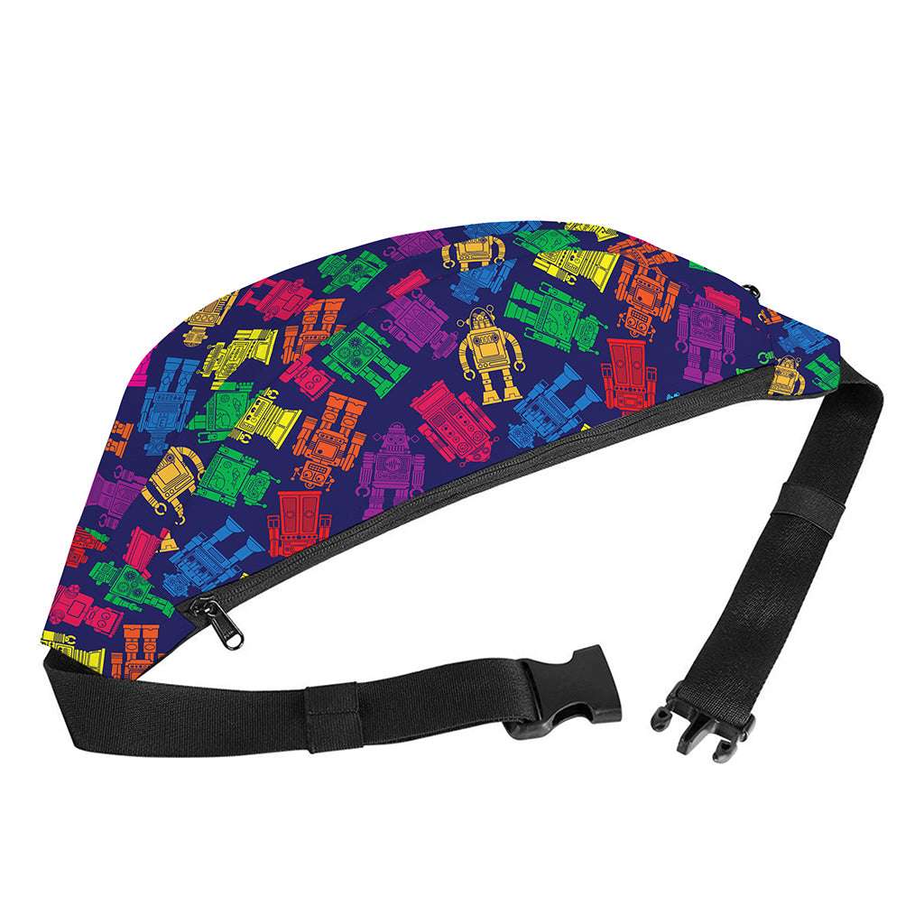Colorful Robot Pattern Print Fanny Pack