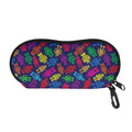 Colorful Robot Pattern Print Glasses Case