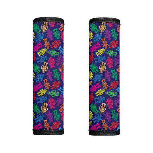 Colorful Robot Pattern Print Handle Covers