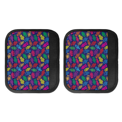 Colorful Robot Pattern Print Handle Covers