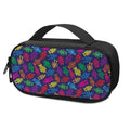 Colorful Robot Pattern Print Portable Cooler Travel Case