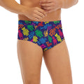 Colorful Robot Pattern Print Men's Briefs