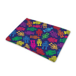 Colorful Robot Pattern Print Pet Cooling Mat Cover