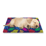Colorful Robot Pattern Print Pet Cooling Mat Cover