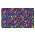 Colorful Robot Pattern Print Polyester Doormat