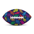 Colorful Robot Pattern Print Rugby Ball