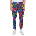 Colorful Robot Pattern Print Joggers