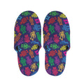 Colorful Robot Pattern Print Slippers
