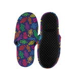 Colorful Robot Pattern Print Slippers