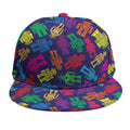 Colorful Robot Pattern Print Snapback Cap