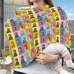 Colorful Rooster Pattern Print Baby Seat Cover