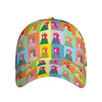 Colorful Rooster Pattern Print Baseball Cap