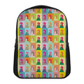 Colorful Rooster Pattern Print Casual Backpack
