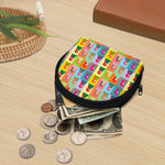 Colorful Rooster Pattern Print Coin Purse