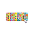Colorful Rooster Pattern Print Extended Mouse Pad