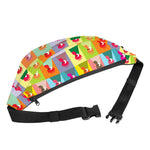 Colorful Rooster Pattern Print Fanny Pack