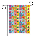 Colorful Rooster Pattern Print House Flag