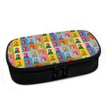 Colorful Rooster Pattern Print Insulin Cooler Travel Case