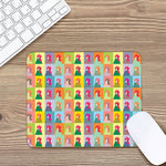 Colorful Rooster Pattern Print Mouse Pad