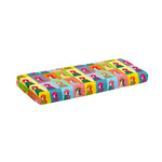 Colorful Rooster Pattern Print Piano Keyboard Cover